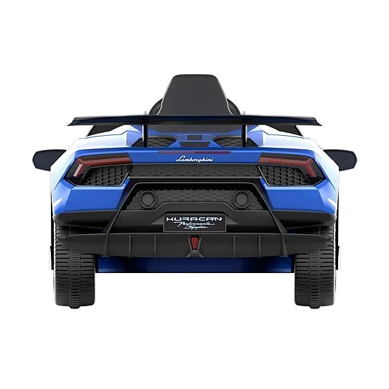 Elektrinis mėlynas automobilis Lamborghini Huracan
