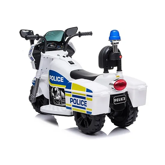 Basltas akumuliatorinis motociklas Police TR1912 Elektrinės mašinėlės vaikams