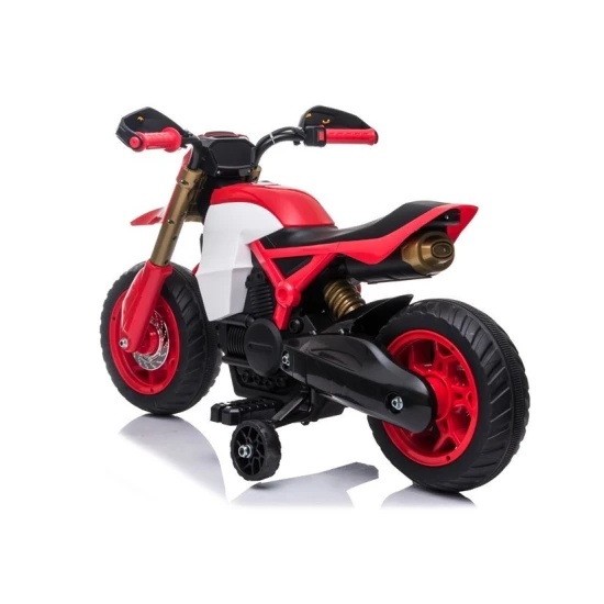 TR1909 raudonas akumuliatorinis motociklas Elektrinės mašinėlės vaikams