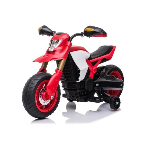 TR1909 raudonas akumuliatorinis motociklas Elektrinės mašinėlės vaikams