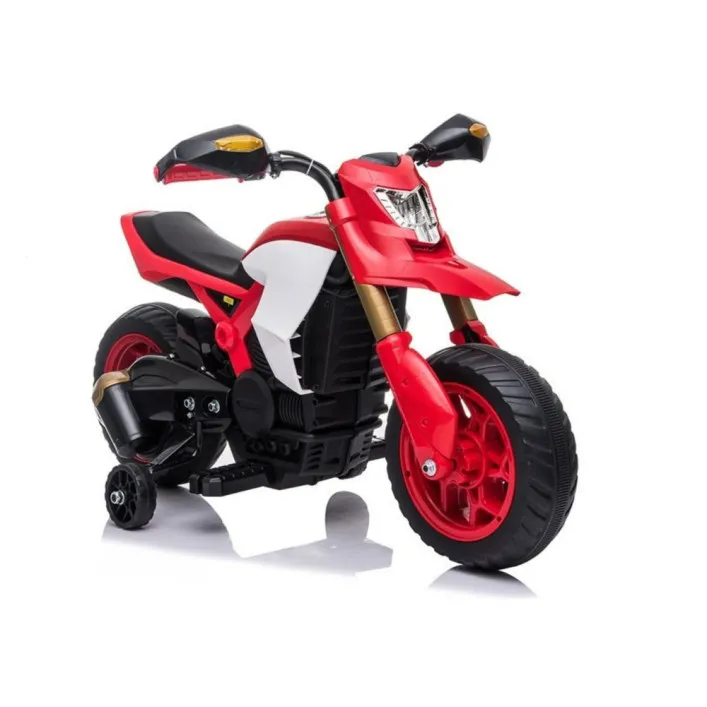 TR1909 raudonas akumuliatorinis motociklas Elektrinės mašinėlės vaikams