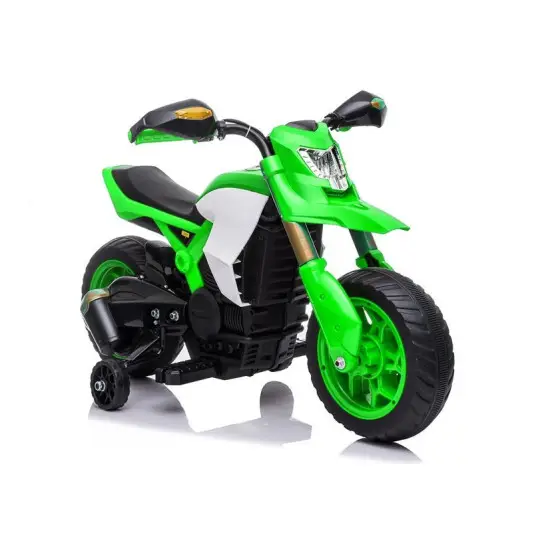 TR1909 žalias akumuliatorinis motociklas Elektrinės mašinėlės vaikams
