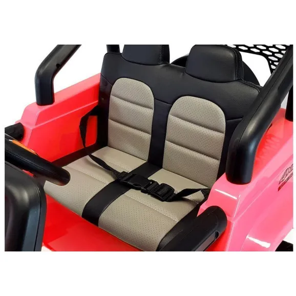 Raudonas elektrinis visureigis S2388 Automobiliai