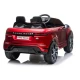 Raudonas akumuliatorinis automobilis Range Rover Evoque Automobiliai