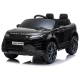 Juodas akumuliatorinis automobilis Range Rover Evoque Elektrinės mašinėlės vaikams