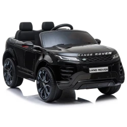 Juodas akumuliatorinis automobilis Range Rover Evoque