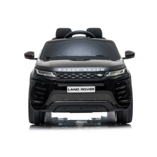 Juodas akumuliatorinis automobilis Range Rover Evoque Elektrinės mašinėlės vaikams