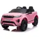 Rožinis akumuliatorinis automobilis Range Rover Evoque Elektrinės mašinėlės vaikams