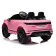 Rožinis akumuliatorinis automobilis Range Rover Evoque Elektrinės mašinėlės vaikams
