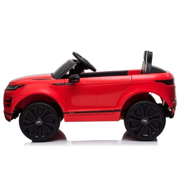 Raudonas akumuliatorinis automobilis Range Rover Evoque Elektrinės mašinėlės vaikams