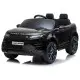Juodas akumuliatorinis automobilis Range Rover Evoque Elektrinės mašinėlės vaikams
