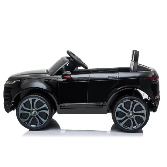 Juodas akumuliatorinis automobilis Range Rover Evoque Elektrinės mašinėlės vaikams