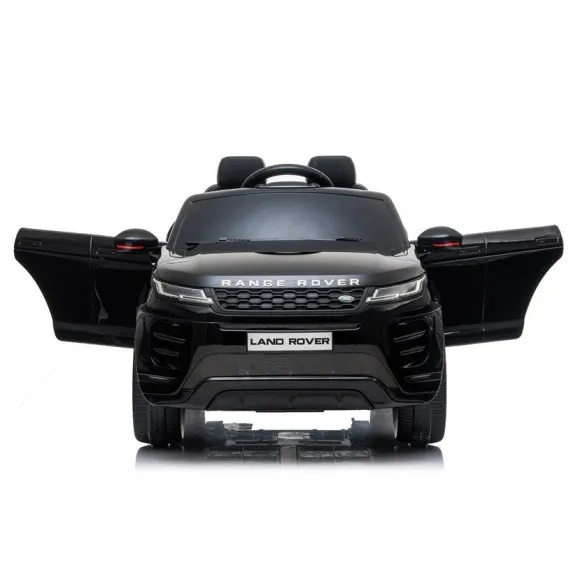 Juodas akumuliatorinis automobilis Range Rover Evoque Elektrinės mašinėlės vaikams