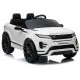 Baltas elektrinis automobilis Range Rover Evoque