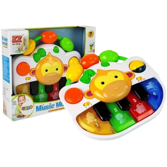 Pianinas k9dikiams su beždžionėle „Sound of Light“