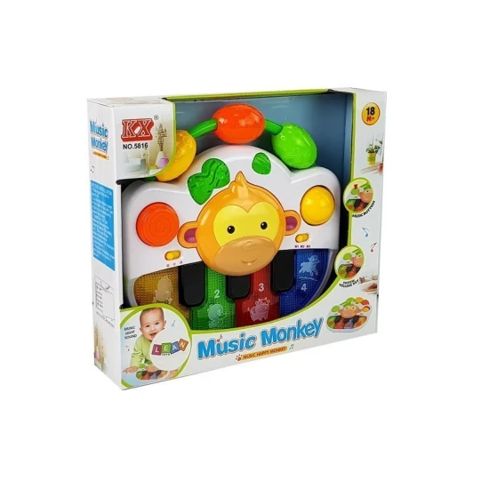 Pianinas k9dikiams su beždžionėle „Sound of Light“