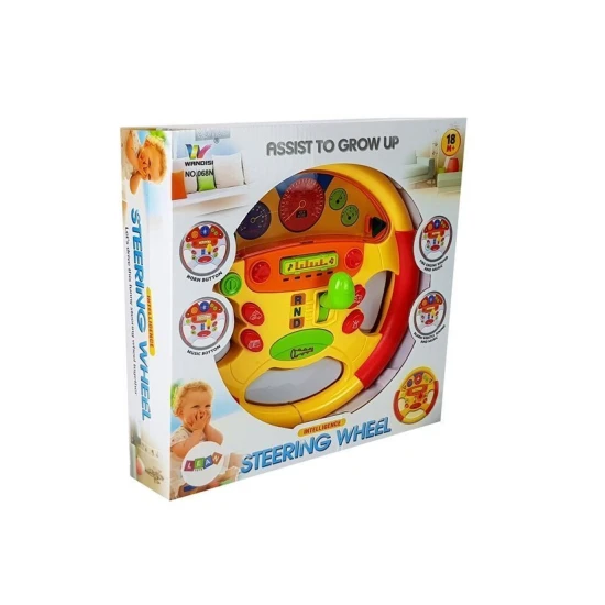 Kūdikių mokomasis vairas su garso ir šviesos efektais Kūdikiams