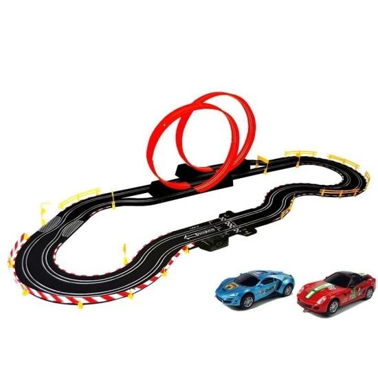 Top Turbo lenktynių trasa automobiliai Žaisliniai traukiniai ir bėgiai
