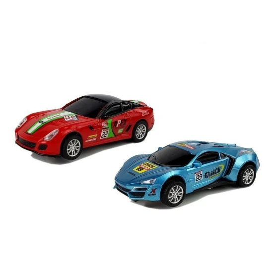 Lenktynių trasa su automobilias 7,6 m ilgio Žaisliniai traukiniai ir bėgiai