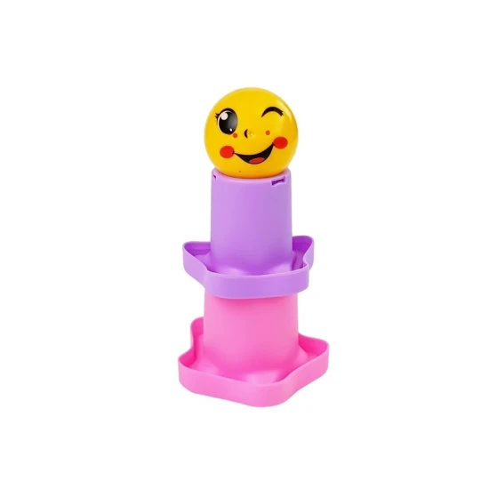 Piramidė iš puodelių kūdikiams „Žvaigždės“