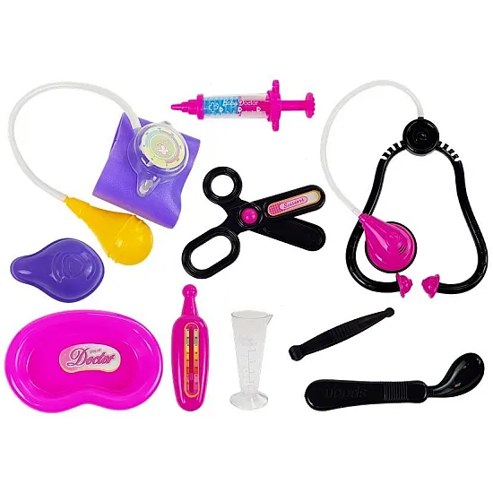 Doctor's kit in bag with accessories Stethoscope