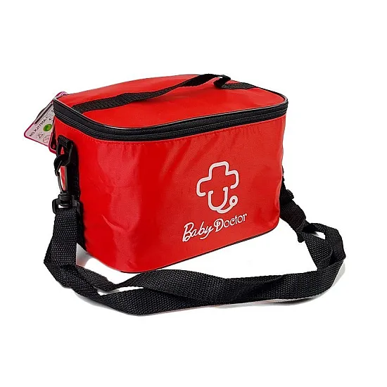 Doctor's kit in bag with accessories Stethoscope