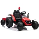 Akumuliatorinis raudonas traktorius su priekaba HZB-200