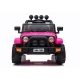 Rožinis elektrinis automobilis Jeep BRD-7588 Automobiliai