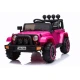 Rožinis elektrinis automobilis Jeep BRD-7588 Automobiliai