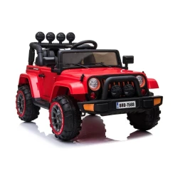 Raudonas akumuliatorinis automobilis BRD-7588
