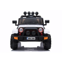 Baltas akumuliatorinis automobilis BRD-7588