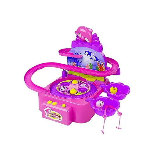 Rožinis žvejybos rinkinys „Pink“ Stalo ir sporto žaidimai