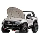 Baltas elektrinis vaikiškas automobilis Toyota Hilux