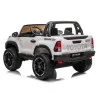Baltas elektrinis vaikiškas automobilis Toyota Hilux