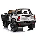 Baltas elektrinis vaikiškas automobilis Toyota Hilux