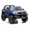 Mėlynas elektrinis vaikiškas automobilis Toyota Hilux