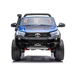 Mėlynas elektrinis vaikiškas automobilis Toyota Hilux