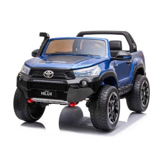Mėlynas elektrinis vaikiškas automobilis Toyota Hilux