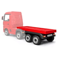 Red trailer for the HL358 tractor-trailer