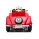 Raudonas akumuliatorinis retro automobilis Mercedes 540K Elektrinės mašinėlės vaikams