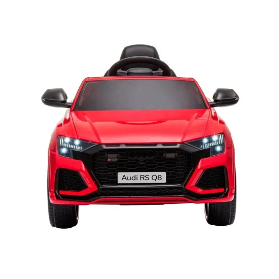 Raudonas akumuliatorinis automobilis Audi RS Q8 Elektrinės mašinėlės vaikams