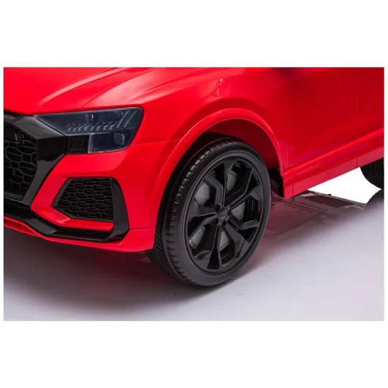 Raudonas akumuliatorinis automobilis Audi RS Q8 Elektrinės mašinėlės vaikams