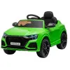 Vihreä Audi RS Q8 akkukäyttöinen auto Lasten sähkökoneet