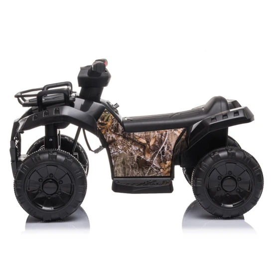 JS320 akumuliatorinis keturratis juodos spalvos Elektrinės mašinėlės vaikams