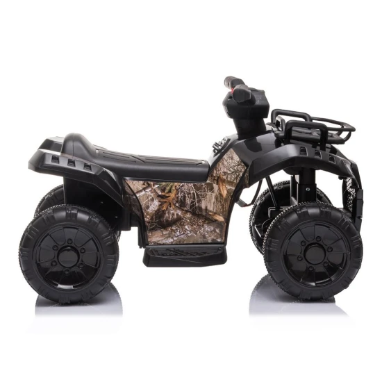 JS320 akumuliatorinis keturratis juodos spalvos Elektrinės mašinėlės vaikams