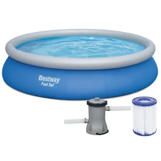 Apvalus pripučiamas sodo baseinas 457 x 84 cm Bestway