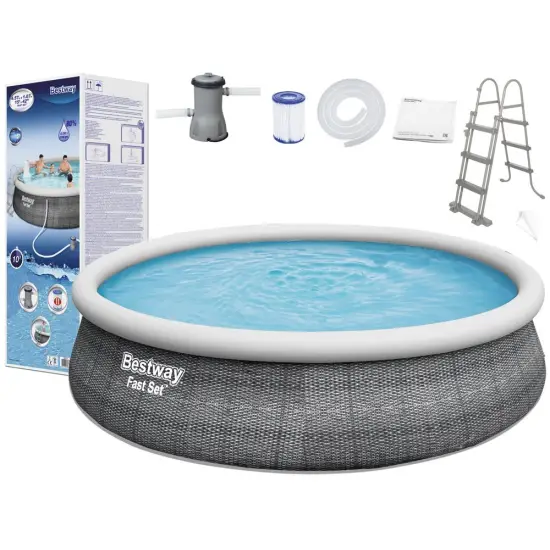 Pripučiamas sodo baseinas su atramomis 457 x 107 cm  Bestway