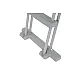 Baseino kopėčios 107 cm Bestway 58330