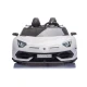 Baltas elektrinis Lamborghini Aventador SX2028 automobilis Elektrinės mašinėlės vaikams