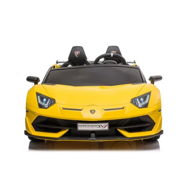 Geltonas elektrinis Lamborghini Aventador SX2028 automobilis Automobiliai